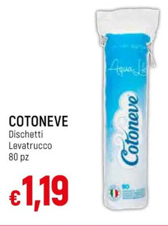 IperFamila COTONEVE Dischetti Levatrucco 80 pz offerta