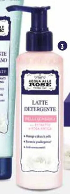 IperFamila ACQUA ALLE ROSE Latte Detergente Micellare Sensitive 200 ml offerta