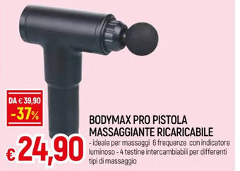 IperFamila BODYMAX PRO PISTOLA MASSAGGIANTE RICARICABILE offerta