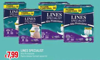 IperFamila LINES SPECIALIST Alta Protezione Pants Unisex formati assortiti offerta