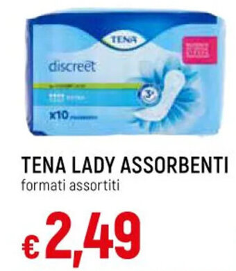 IperFamila TENA LADY ASSORBENTI formati assortiti offerta