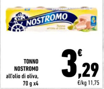 Conad TONNO NOSTROMO all'olio di oliva, 70 g x4 offerta