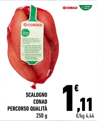Conad SCALOGNO CONAD PERCORSO QUALITÀ 250 g offerta
