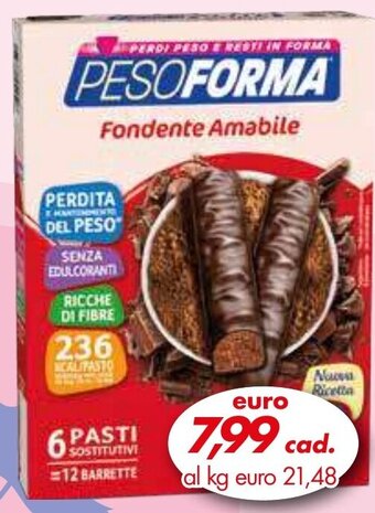 PESOFORMA Fondente Amabile
