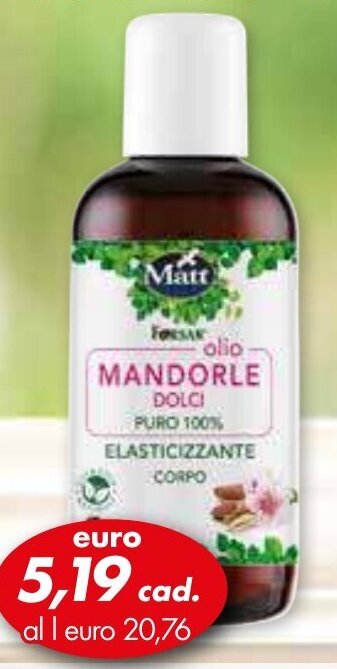 Italmark Matt olio MANDORLE DOLCE PURO 100% offerta