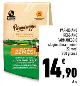 Conad PARMIGIANO REGGIANO PARMAREGGIO stagionatura minima 22 mesi 800 g circa offerta