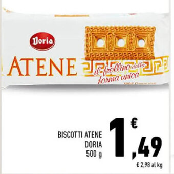 Conad BISCOTTI ATENE DORIA 500 g offerta