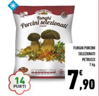 Conad FUNGHI PORCINI SELEZIONATI PETRUCCI 1 kg offerta