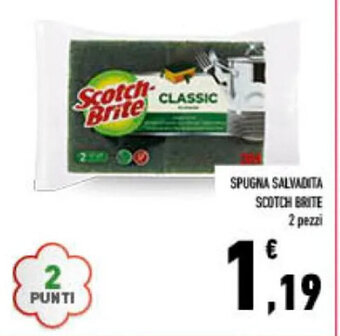 Conad SPUGNA SALVADITA SCOTCH BRITE 2 pezzi offerta