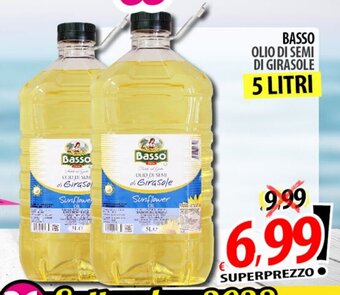 Il Genio Supermercato BASSO OLIO DI SEMI DI GIRASOLE 5 LITRI offerta