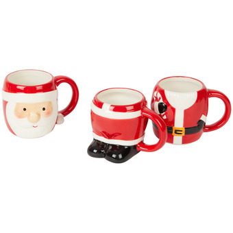 Action Servizio di tazze babbo natale offerta