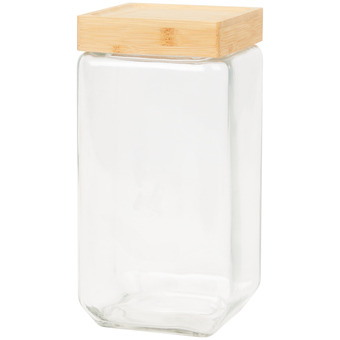 Barattolo con coperchio di bambù
