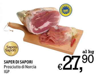 A&O SAPER DI SAPORI Prosciutto di Norcia IGP offerta