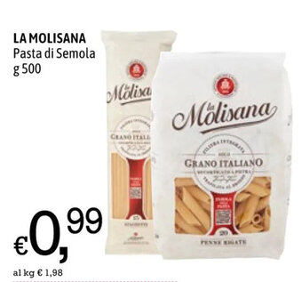A&O LA MOLISANA Pasta di Semola g 500 offerta