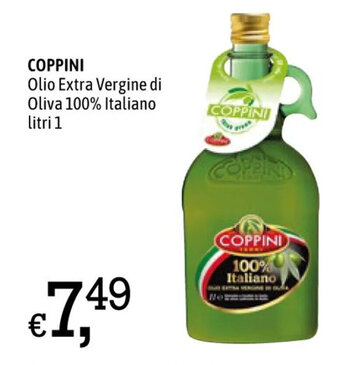 A&O COPPINI Olio Extra Vergine di Oliva 100% Italiano litri 1 offerta