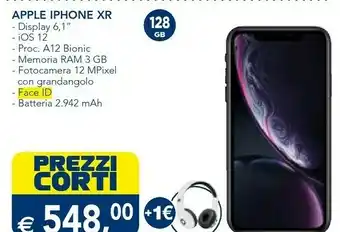 Esselunga Apple IPhone XR 128GB Blu offerta