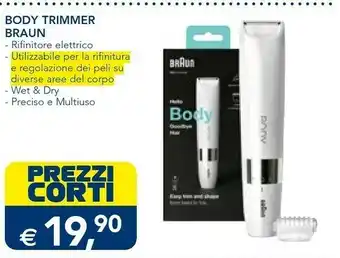 Esselunga Braun Mini Rifinitore Elettrico Corpo BS1000, Uomo E Donna offerta