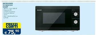 Esselunga Sharp Microonde YC-MG01E-B offerta