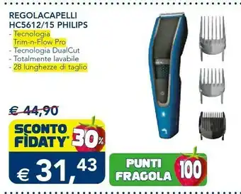 Esselunga Philips HC5612/15 Regolacapelli offerta