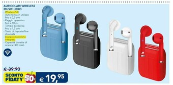 Esselunga Hero Auricolari Wireless Music offerta