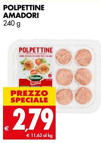 Tigros POLPETTINE AMADORI 240 g offerta
