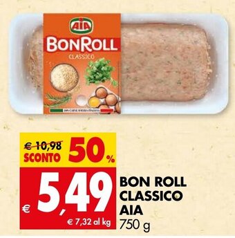 Tigros BON ROLL CLASSICO AIA 750 g offerta