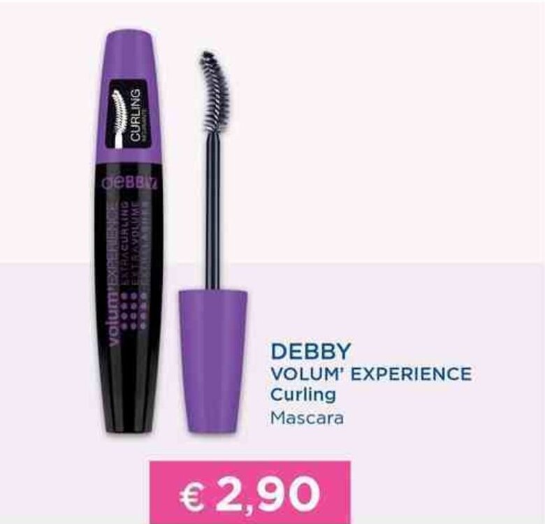 Acqua & Sapone DEBBY VOLUM' EXPERIENCE Curling Mascara offerta