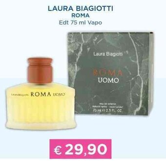 Acqua & Sapone LAURA BIAGIOTTI ROMA Edt 75 ml Vapo offerta
