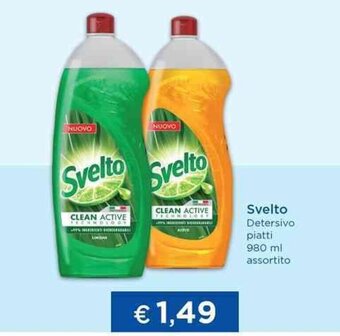 Acqua & Sapone Svelto Detersivo piatti 980 ml offerta