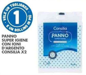 Italmark PANNO SUPER IGIENE CON IONI D'ARGENTO CONSILIA X2 offerta