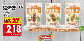 Tigros PROBIOTIC+ BIO VENTURA vari tipi 100 g offerta