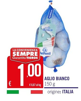 Tigros AGLIO BIANCO 150 g offerta