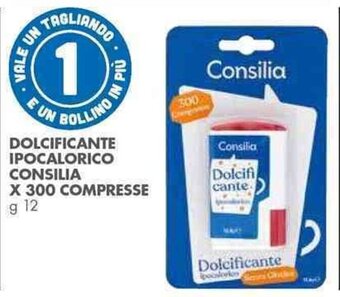 DOLCIFICANTE IPOCALORICO CONSILIA X 300 COMPRESSE g 12