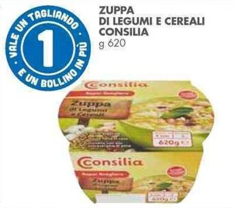 Italmark ZUPPA DI LEGUMI E CEREALI CONSILIA g 620 offerta