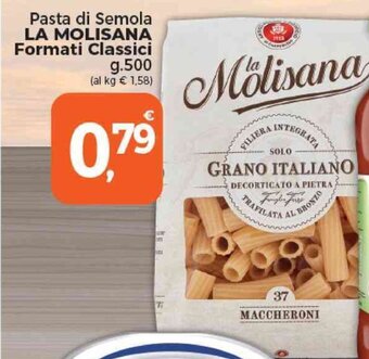 Supermercati Dok Pasta di Semola LA MOLISANA Formati Classici g.500 offerta