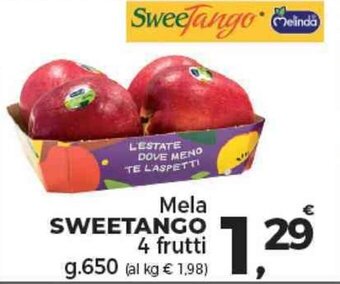Supermercati Dok Mela SWEETANGO 4 frutti g.650 offerta