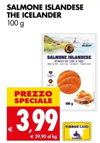 Tigros SALMONE ISLANDESE THE ICELANDER 100 g offerta