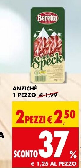 Tigros SPECK JULIENNE Beretta 70 g offerta