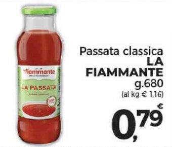 Supermercati Dok Passata classica LA FIAMMANTE g. 680 offerta