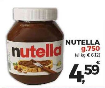 Supermercati Dok NUTELLA g.750 offerta