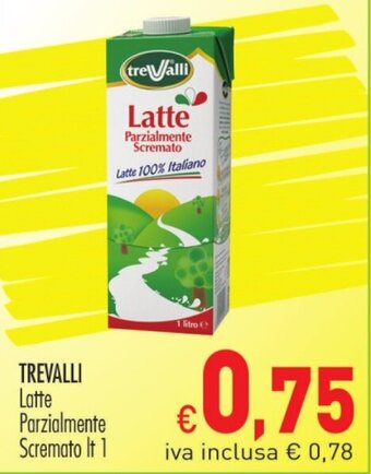 TREVALLI Latte Parzialmente Scremato It 1