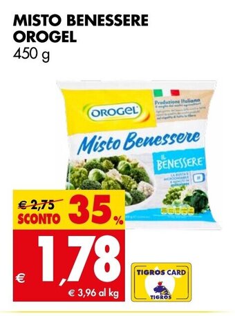 Tigros MISTO BENESSERE OROGEL 450 g offerta