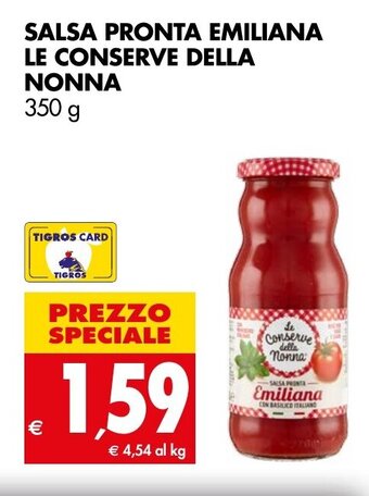 SALSA PRONTA EMILIANA LE CONSERVE DELLA NONNA 350 g