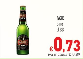 Cash & Carry Grossy FAXE Birra cl 33 offerta