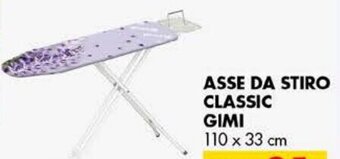 ASSE DA STIRO CLASSIC GIMI 110 x 33 cm