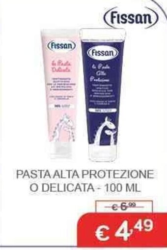 Fissan PASTA ALTA PROTEZIONE O DELICATA - 100 ML