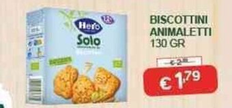 Primi Anni BISCOTTINI ANIMALETTI 130 GR offerta