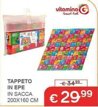 TAPPETO IN EPE IN SACCA 200X160 CM