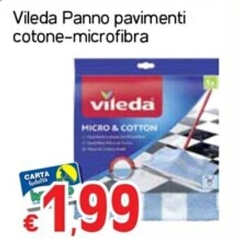 Kanguro Vileda Panno pavimenti cotone-microfibra offerta