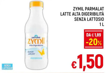 A&O ZYMIL PARMALAT LATTE ALTA DIGERIBILITÀ SENZA LATTOSIO 1L offerta